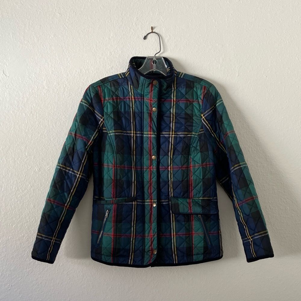 Green Plaid Talbots Jacket